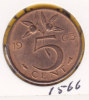 @Y@  Nederland  5 Cent  Juliana  1965   UNC   (1566) - 1948-1980: Juliana