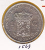 @Y@  Nederland  1 Gulden Wilhelmina  1939    (1569)  Zilver - 1 Florín Holandés (Gulden)