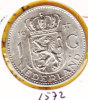 @Y@  Nederland  1 Gulden   Juliana  1957  PR    (1572)  Zilver - 1948-1980 : Juliana