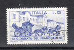 Itallia   -   1969.  Giornata Del Francobollo.  4-horse Carriage. Viaggiato Lusso - Kutschen