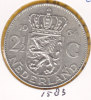 @Y@  Nederland   2 1/2 Gulden / Rijksdaalder  Juliana   1964  ZF/ Pr  (1583) - 1948-1980 : Juliana