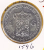 @Y@  Nederland   1  Gulden    Wilhelmina  1929  Zf  (1596) - 10 Cent