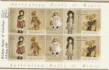 Australia 1998 Dolls& Bears  Overprinted Brisbane   Sheetlet MNH - Volledige & Onvolledige Vellen