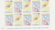 Australia 2001 Parliamentary Conference Sheetlet MNH - Sheets, Plate Blocks &  Multiples