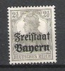 Allemagne - Bavière - 1919 - Y&T 136 - Michel  136 - Neuf *. - Neufs