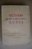 PBB/35 METODO Per Imparare La Lingua RUSSA Anni ´30/RUSSO - Cursos De Idiomas