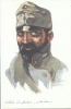 ILLUSTRATEUR DUPUIS  . MILITAIRE .  SOLDAT D INFANTERIE . AUTRICHIENNE  . RETIRAGE COPIE - Dupuis, Emile