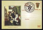 A LADY AND HER DOCTOR, 2003, CARD STATIONERY, ENTIER POSTAL, OBLITERATION CONCORDANTE, ROMANIA - Esperanto