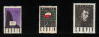 POLAND 1960 150TH BIRTH ANNIVERSARY OF CHOPIN NHM Musician Composer Piano French France - Unused Stamps