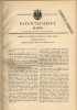 Original Patentschrift -  Fräsmaschine , 1881 , J. Nottingham In New York   !!! - Maschinen