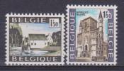 Belgique N° 1541 - 1542 ** Tourisme - Kasterlee - Nivelles - 1970 - Nuovi
