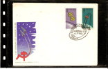 POLOGNE FDC Cosmos  Conquetes Spatiales 1er Vol Groupé - Astrologie