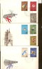 POLOGNE FDC Cosmos  Recherches  Spatiales 1966 - Astrology