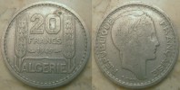 France  Protectorate De Algerie 20  Francs  1949 - Kolonien