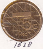 @Y@  Nederland    5 Gulden   1990  UNC   (1638) - 1980-2001 : Beatrix