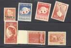 Denmark Scott # B 25,B26,B27,B28,B29,B30,B3 1 MNH  Catalogue $5.70 - Nuevos