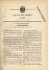 Original Patentschrift -  Elektr. Regulator Lampe , 1882 , E. Bürgin In Basel !!! - Luminaires & Lustres