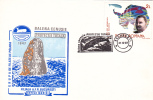 WHALE, POLAR PHILATELY GROUP, 1987, SPECIAL COVER, OBLITERATION CONCORDANTE, ROMANIA - Walvissen