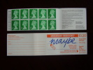 GB BOOKLET 1986 FOLDED £1.20  "MAYBE" COVER Type B COMPLETE  MINT. - Carnets