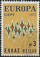 GREECE 1972 Europa - 3d Multicoloured FU - Used Stamps