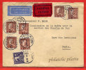 SUEDE LETTRE EXPRES DU 04/05/1937 DE STOCKOLM POUR PARIS FRANCE COVER - Otros & Sin Clasificación