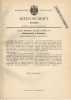 Original Patentschrift - E. Häckel In Breslau , 1882 , Leuchter , Lampe , Benzinleuchter !!! - Lighting & Lampshades