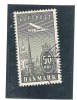 Denmark Scott # C9 Used Catalogue $6.50 Airplane - Ongebruikt