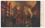 Im Kampfe Mit Den Flammen (dans La Bataille Avec Les Flammes) Carte Postale - Sapeurs-Pompiers