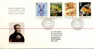 Grande Bretagne  1984 FDC " Centº Du Méridien Et Du Temps Moyen De Greenwich " Yvert 1131/4 - Orologeria