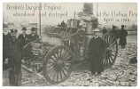 BOSTON'S Largest Engine Abandoned And Destroyed At Chelsea Fire (April 12, 1908) Carte Postale - Feuerwehr