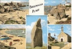 CPSM 29 BRIGNOGAN PLAGE Multivues Menhir Rochers Phare Club Nautique Chapelle Et Calvaire - Brignogan-Plage