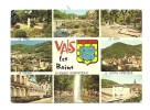 Cp, 07, Vals-les-Bains, Multi-Vues, Voyagée 1974 - Vals Les Bains