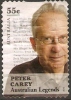AUSTRALIA - DIECUT - USED 2010 55c Legends - Peter Carey - Used Stamps