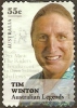 AUSTRALIA - DIECUT - USED 2010 55c Legends - Tim Winton - Used Stamps