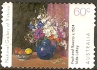 AUSTRALIA - DIECUT - USED 2011 60c National Gallery Paintings - Fruit And Flowers - Used Stamps