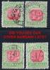 AUSTRALIA 1909/23 POSTAGE DUES  SC#J42-45 VF USED CV$ 50 (DEL01) - Segnatasse