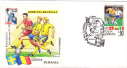 FOOTBALL WORLD CUP, USA, 1994, SPECIAL COVER, OBLITERATION CONCORDANTE, ROMANIA - 1994 – Verenigde Staten