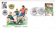 FOOTBALL WORLD CUP, USA, 1994, SPECIAL COVER, OBLITERATION CONCORDANTE, ROMANIA - 1994 – Vereinigte Staaten