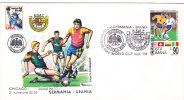 FOOTBALL WORLD CUP, USA, 1994, SPECIAL COVER, OBLITERATION CONCORDANTE, ROMANIA - 1994 – Estados Unidos