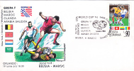 FOOTBALL WORLD CUP, USA, 1994, SPECIAL COVER, OBLITERATION CONCORDANTE, ROMANIA - 1994 – Estados Unidos