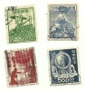 1948 - Giappone 392 + 400/02 Lavoratori C1440, - Used Stamps