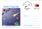 TOTAL SOLAR ECLIPSE, 1999, COVER STATIONERY, ENTIER POSTAL, UNUSED, ROMANIA - Astrologie