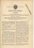 Original Patentschrift - Schneidemaschine Für Kleidungsstücke , 1882 , J. Fox In London  !!! - Patterns