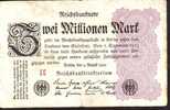 Germania Banconota Zwei Millionen Mark Anno 1923 Circolata Serie SC - 2 Miljoen Mark