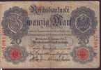 Germania Banconota 20 Mark Anno 1914 Circolata Serie L2598149 - 20 Mark
