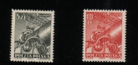 POLAND 1952 CEMENT WORKS SET OF 2 (ENGRAVED BY SLANIA), HM Industry - Unused Stamps