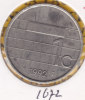 @Y@  Nederland  100 Cent  / 1 Gulden  Beatrix  1992  UNC  (1672) - 1980-2001 : Beatrix