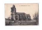 60 MONTJAVOULT Eglise, Animée, Ed Bourgeix 27, 1921 - Montjavoult