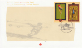 Canada FDC Scott #1907, #1908 Se-tenant Pair 47c IAAF World Championships, Edmonton - 2001-2010