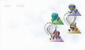 Canada FDC Scott #1921a-d Self-adhesive 47c Hot Air Balloons - 2001-2010